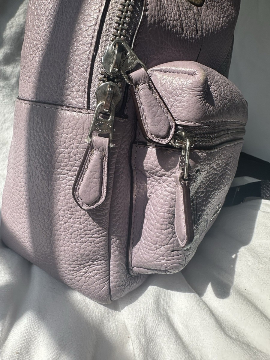 Coach x Chelsea Champlain Lilac Leather Backpack FF7789 Coach x Chelsea Champlain Lilac Leather Backpack FF7789 | eBay main image 2