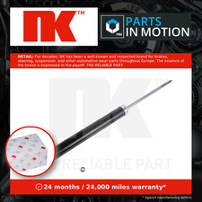 2x Shock Absorbers (Pair) fits CHEVROLET SPARK M300 1.2 Rear 2010 on Damper NK