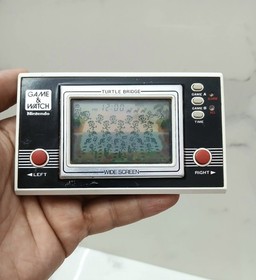 Nintendo Game & Watch Turtle Bridge TL-28 Wide Screen Game 1982 Rare