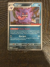 Pokémon Sealed Gengar GameStop Stamped Promo 050/088 **CLEAN **