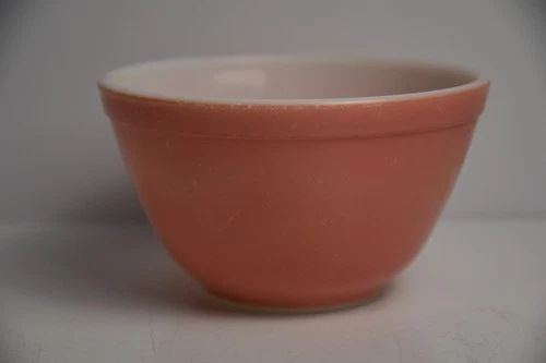 Vintage Pink Pyrex 401 Glass Bowl Collectible MCM Kitchen Glass Nesting Small