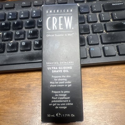  AMERICAN CREW FOR MEN ULTRA GLIDING SHAVE OIL 1.7 OZ SHAVING SKINCARE SKIN PREP
