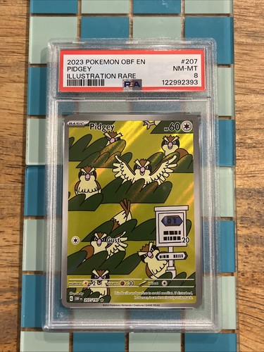 Pidgey graded PSA 8 for sale on eBay