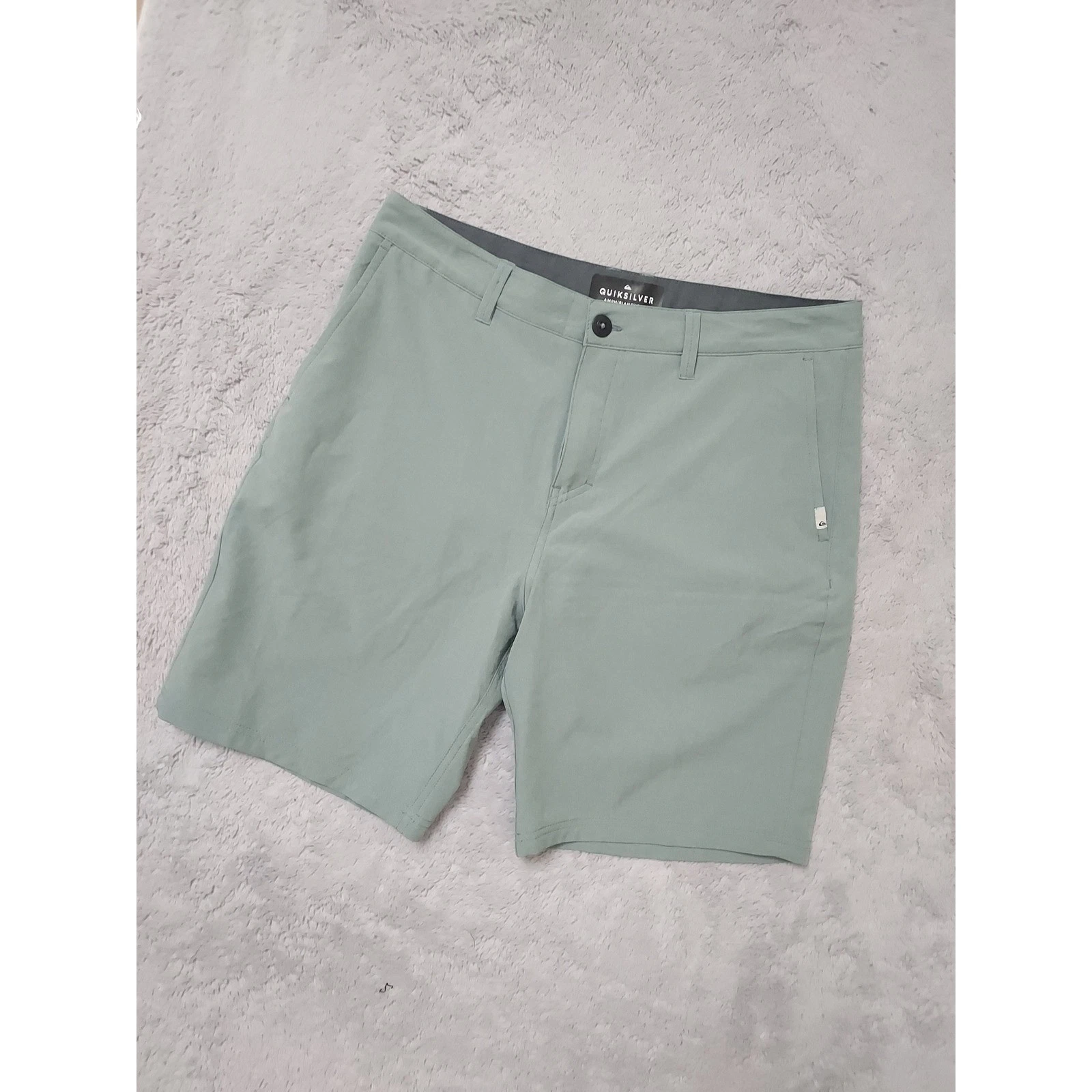 Quiksilver Shorts Mens 33 Dry flight Amphibian 4 Way Stretch Hybrid Surf Swim