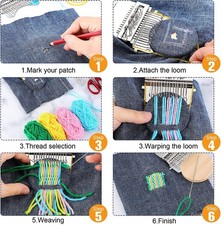  Mini Loom Weave Tool Kit Household Knitting Machine Speed Weave Tamping Mach