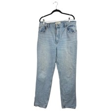 Abercrombie  Fitch 90's Straight Women's Blue Ultra High Rise Denim Jeans 32