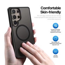 Magnetic Matte Case for Samsung Galaxy S26 S25 S24 Ultra MagSafe Compatible