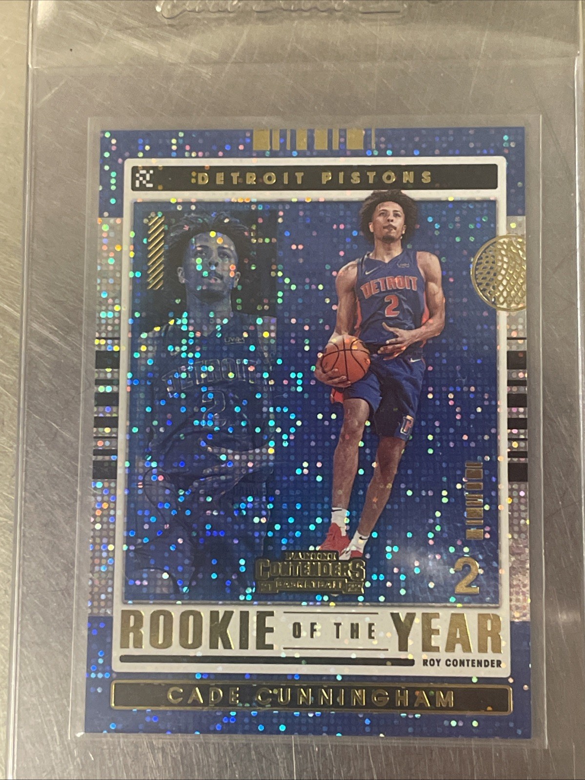 2021-22 Panini Contenders - Rookie of the Year Contenders Cade Cunningham #1