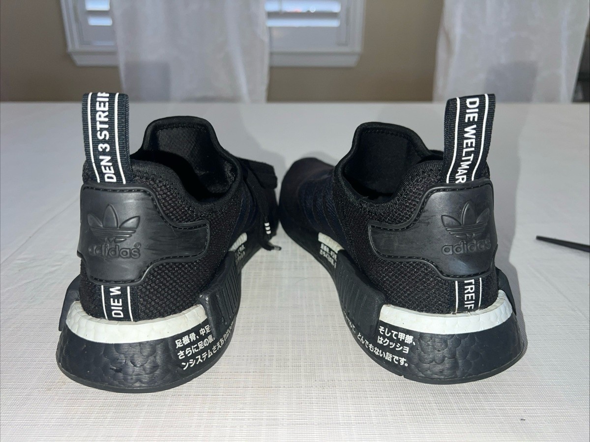 Adidas Originals NMD R1 Japan BD7754 Triple Black White Men's US