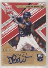 2019 Elite Extra Edition 18U National Team Signatures Red Drew Bowser Auto 4z8