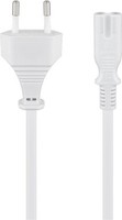 Goobay 96035 Euro Anschlusskabel, 1,8 M, Weiß, 1.8 M - Eurostecker (Typ C, Cee 7
