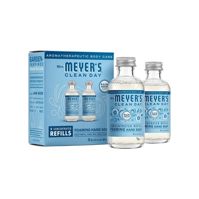 Mrs. Meyer's Clean Day Foaming Hand Soap Refill Rain Water Scent 2 Fl. Oz.