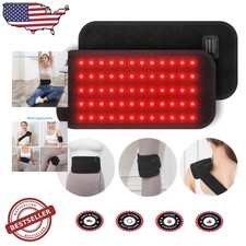 Red Light Therapy Pad Wearable 660nm 850nm Heating Timer