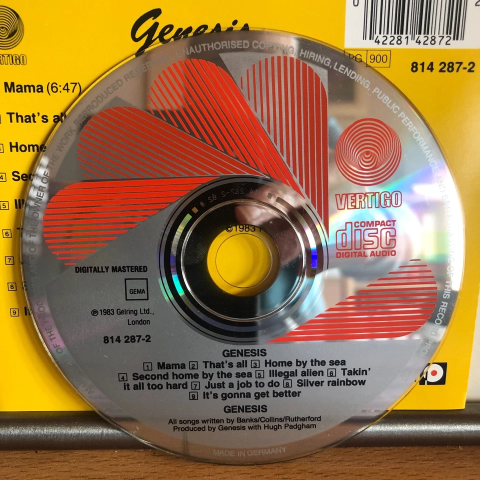 GENESIS - Genesis -  CD  1983 - Bild 3 von 3