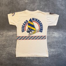 VTG 80s Adidas Vanguard Windsurfing T Shirt Kids Youth L 16-18 Single Stitch
