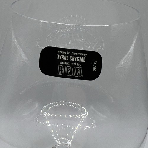 RIEDEL VINUM Tyrol Crystal Brandy Cognac Snifter Glass 6β Germany~Enhances Taste - Picture 3 of 6