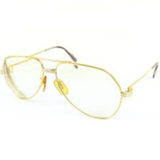 Occhiali da sole Cartier Vendome Santos occhiale oro fiamma vintage
