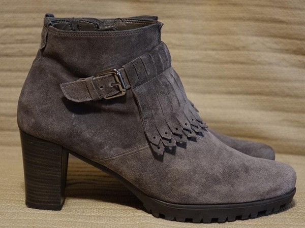 Women Gabor Boots Grey Suede 41