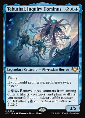 *MtG: TEKUTHAL, INQUIRY DOMINUS- Commander Edge of Eternities Mythic - magicman*