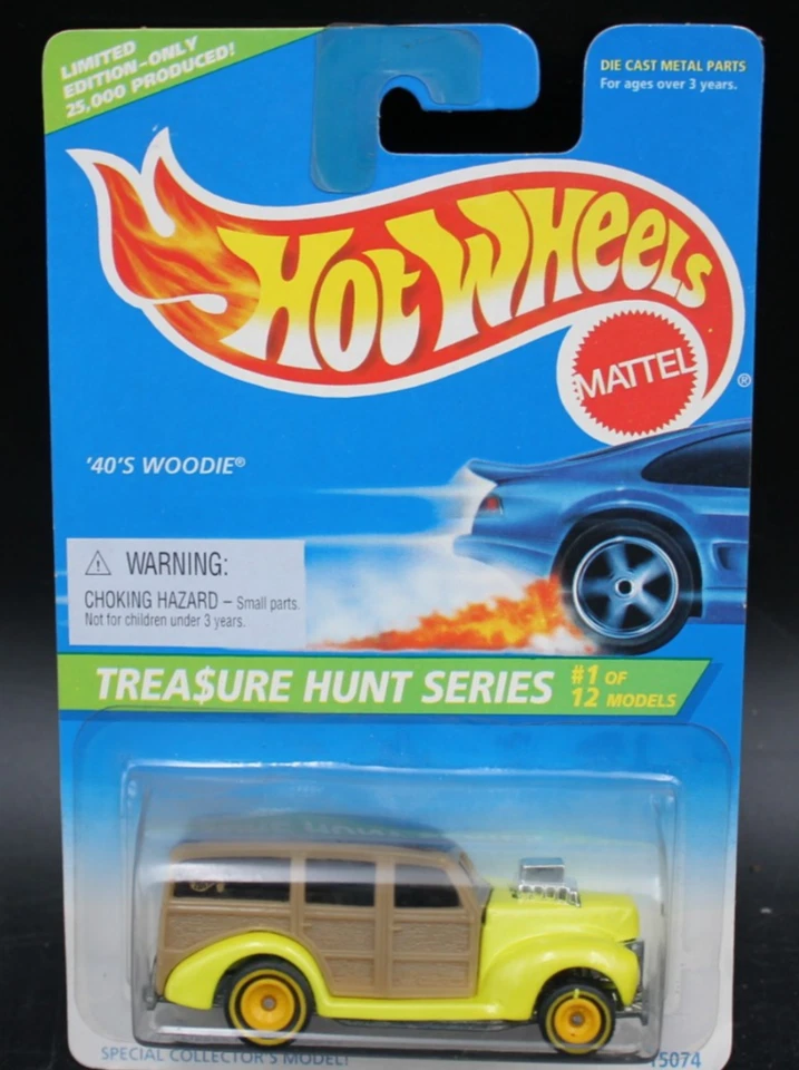 Ferrari Woodie Auburn 1995 Hot Wheels Treasure Hunt Series #1 #2 #3 3 piezas Foto 2 de 4