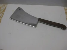 Antique Carbon Steel Giant Meat Cleaver 9" Blade and 2lb 10oz