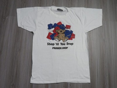 True Vintage Fashion Drop Shirt Size Medium Pre Owned Just Fitz 80s Rare