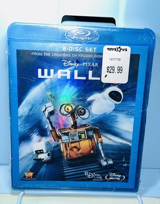 WALL-E Blu-ray Disney Pixar NEW/Sealed/Mint/Toys-R-Us Sticker/Minor Flaws