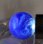 Vintage Vitro Peltier Translucent Windex Blue Swirl Marble ? — photo 4