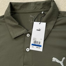 Puma Golf Polo Shirt Men's XL Stretch Performance Logo Short Sleeve