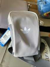 adidas Originals Small Item Bag Unisex Sports Bag Training Casual Gray New