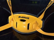 Riddell SpeedFlex Football Helmet Yellow Ratchet Hard Cup Chinstrap Cam Loc Set