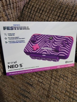 CRKD Neo S Controller Purple Wave Fortnite Festival Edition - Nintendo Switch