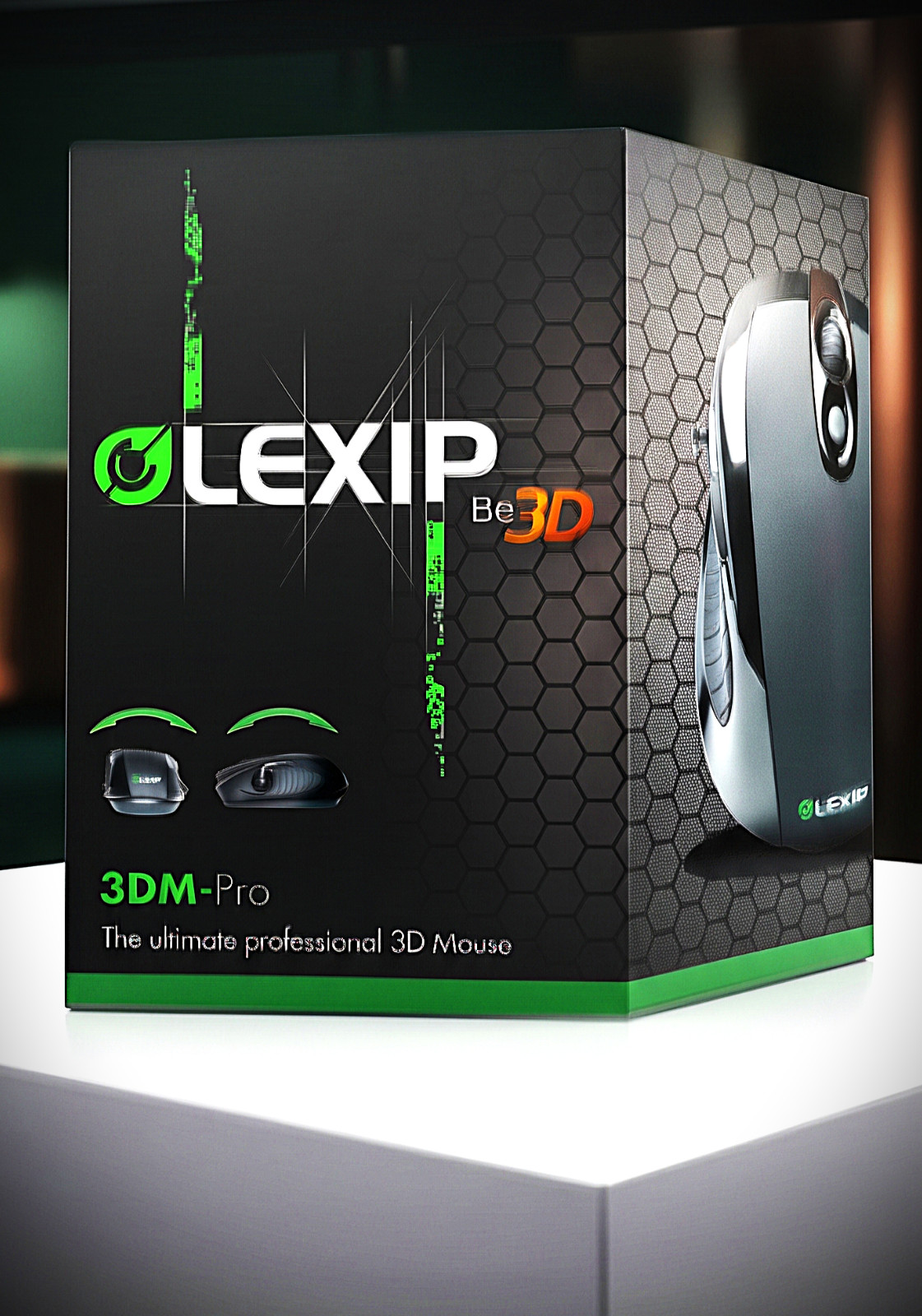 Souris 3D Lexip 3DM-PRO Be3D joystick analogique et coque pivotante