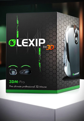 Lexip 3DM-PRO (Be3D) 3D Maus - Joystick & Pivot - NEU