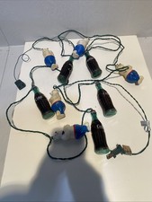 Vintage Coca-Cola String Lights Blow Mold Polar Bear Coke Bottle Christmas Party
