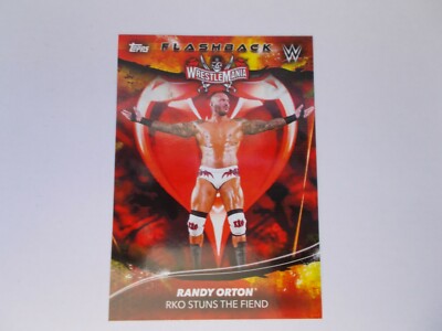 WWE: Slam Attax Superstars ''RANDY ORTON'' #195 Flashback Trading Card 2021