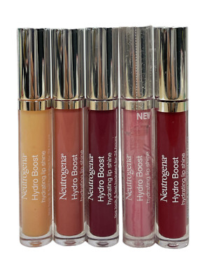 Neutrogena Hydro Boost Hydrating Lip Shine (0.10oz/2.8g) NEW; You Pick!