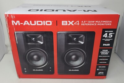 スピーカー・ウーファー M-AUDIO BX4 M-Audio BX4 BT 4.5インチモニタースピーカーで実現する高音質