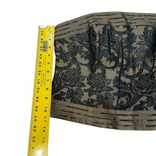 JS Collections Oriental Brocade Floral Corset Top Size 12 - Picture 3 of 5