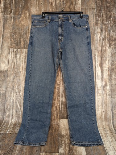 Levi's Signature Series jeans men's 38 x 30 regular straight blue denim w044 - Picture 2 of 13