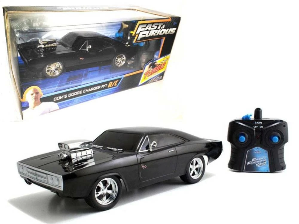 Modellino Fast & Furious Dom Toretto Dodge Charger R/T R/C 1:24