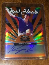 RYAN JENSEN 2019 LEAF VALIANT NEW DAWN AUTOGRAPH #15/35 Chicago Cubs