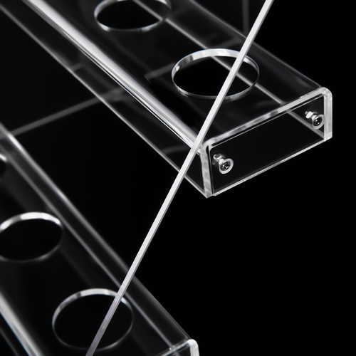 24 Hole Wedding Reusable Acrylic Ice Cream Cone Holder Tray Display Stand Rack - Picture 10 of 12