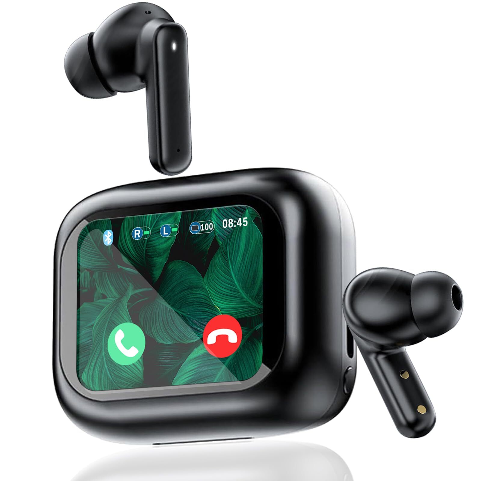 Lingumir Wireless Bluetooth Touch Screen Active Noise Cancelling Earbuds Earb...