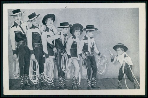 Circo del Lejano Oeste vaquero original antigua de 1930 postal | eBay