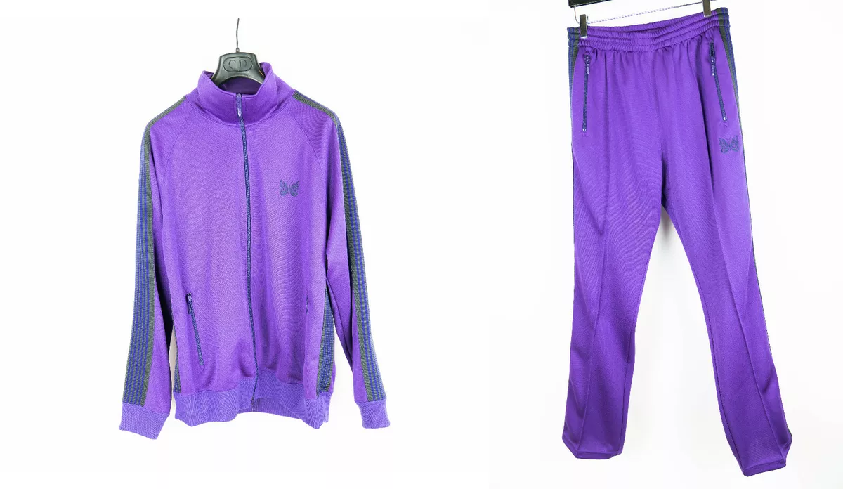 Needles Nepenthes Needles Purple Butterfly Tracksuit Track Jacket + Pants  New