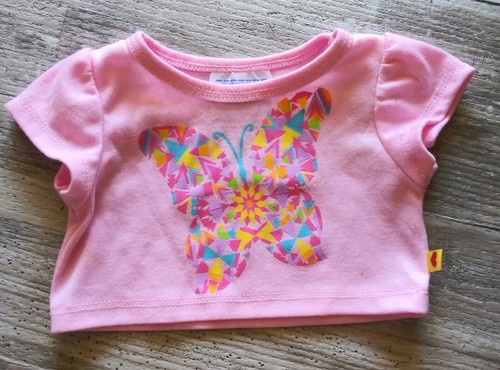 BABW BUILD A BEAR ROSA OUTFIT SHIRT ROCK & HUT KLEIDUNGSSET 3-TEILIGES PAKET - Bild 2 von 8