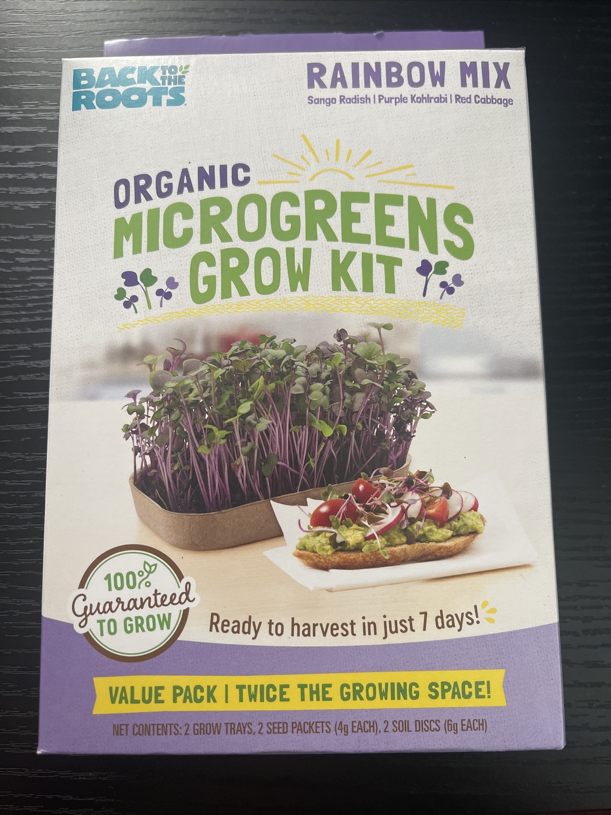 Micro Grow Kit SUPERFOOD Micro-greens 3 Grow Kits Included GMO Free NIP ...