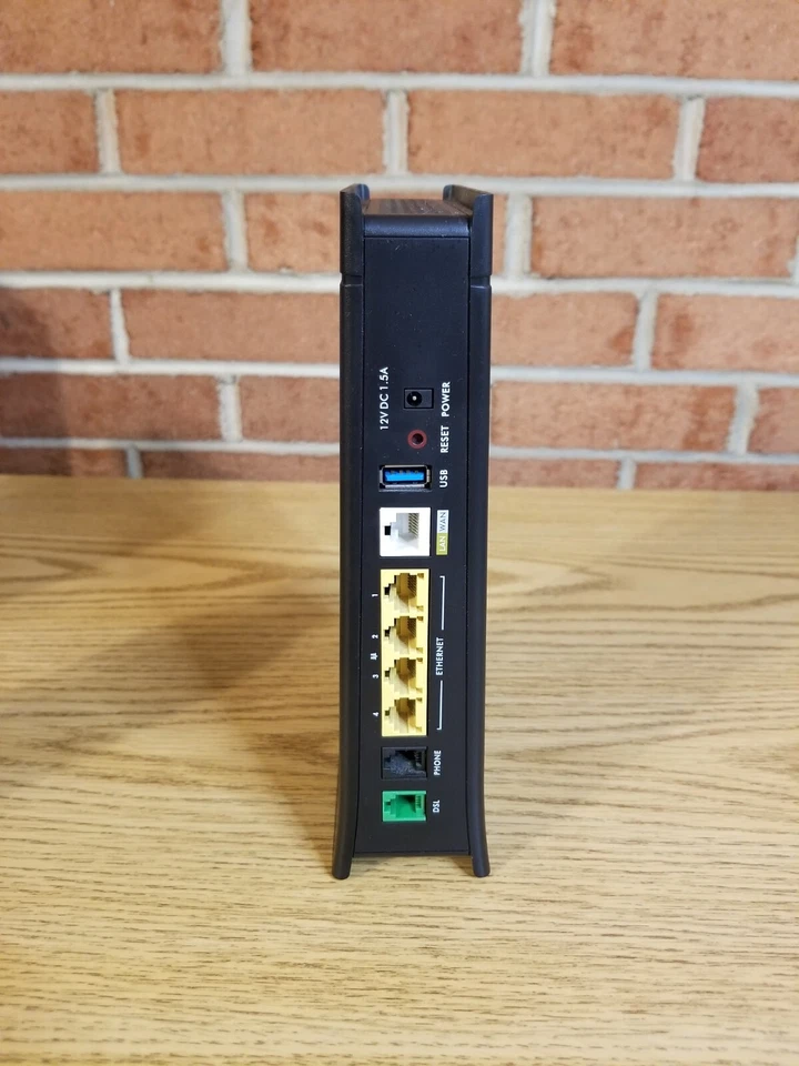 CenturyLink Zyxel C1100Z Wireless WiFi ADSL Modem Router Combo no Power Adapter  - Image 3 of 4