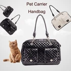 Portable Pet Dog Carrier Handbag Puppy Cat Travel Outdoor Tote Bag Stylish Black